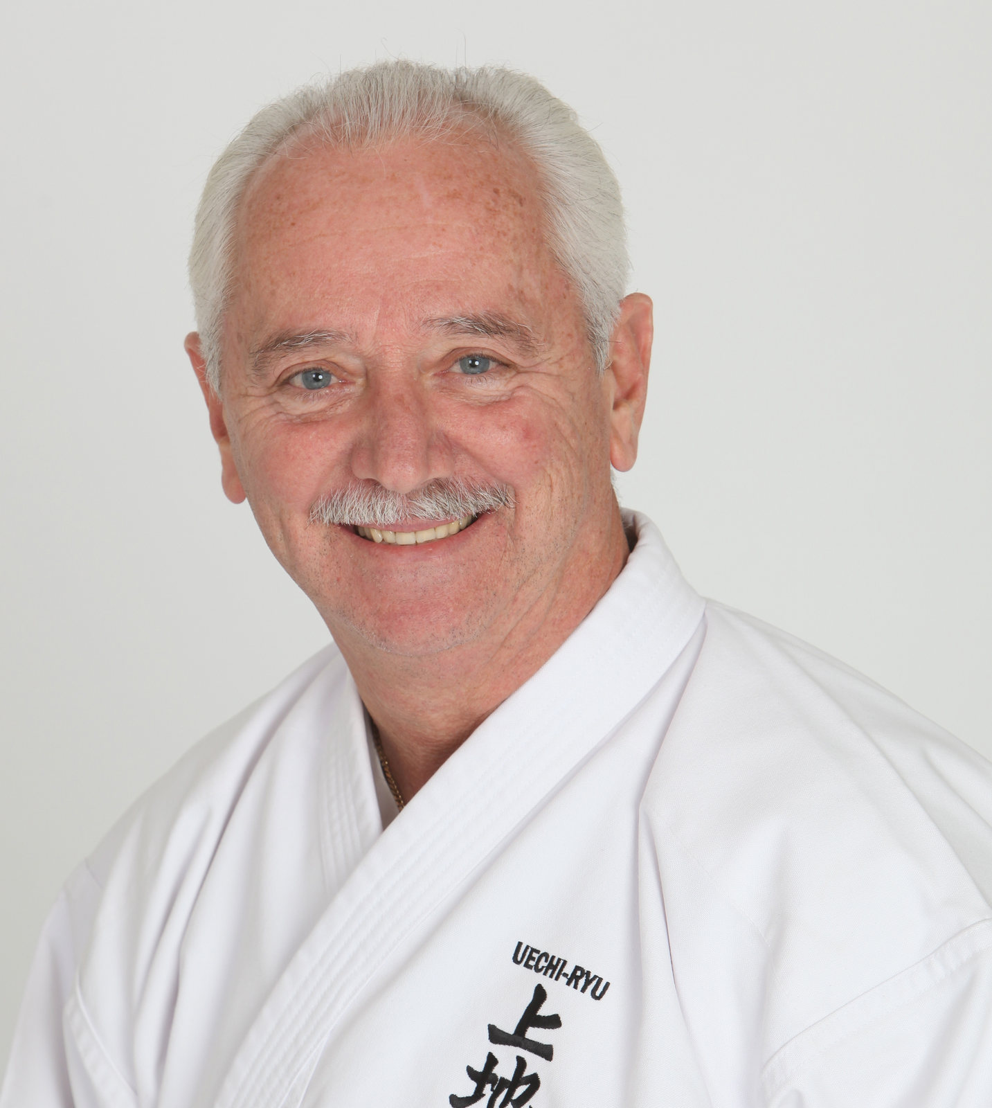 Bill Adams in a karate uniform