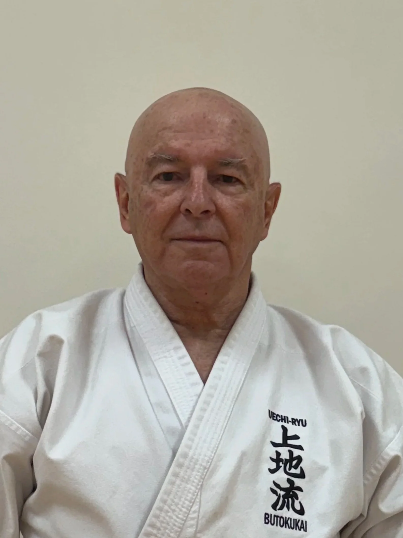 Bob Beal in a karate uniform