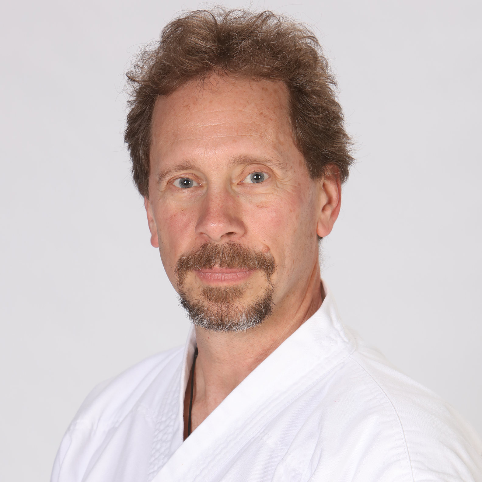 Bruce Randall in a karate uniform