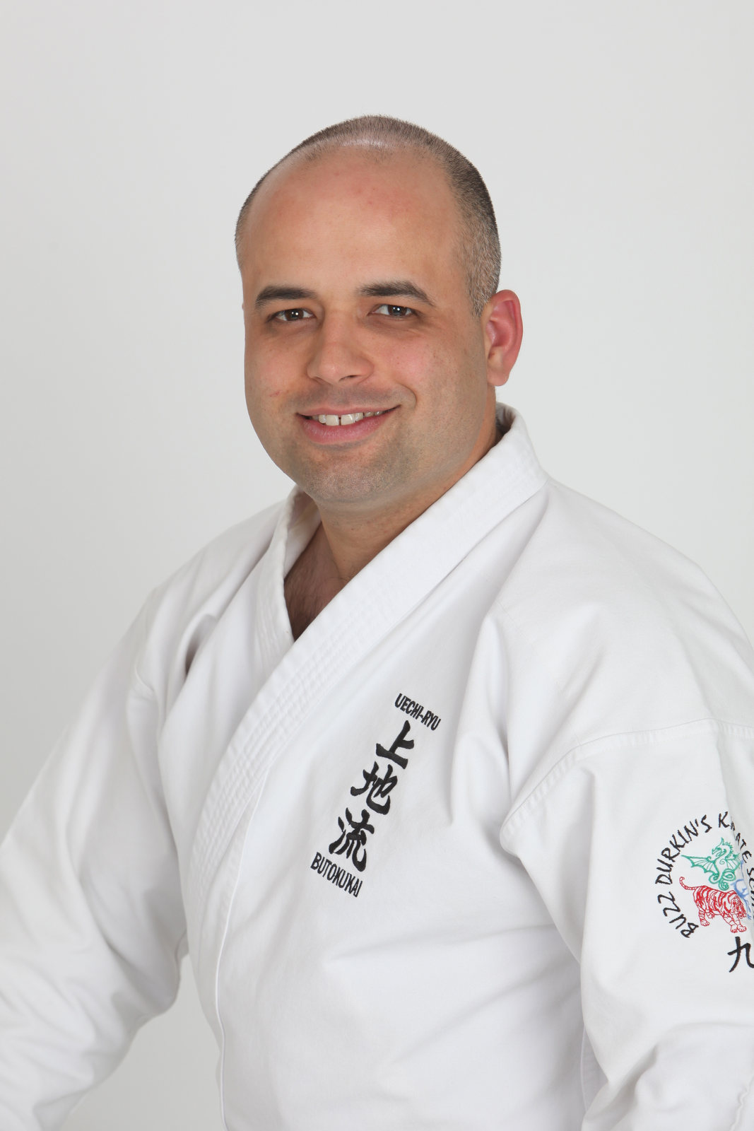 Marcus Traynor in his karate uniform
