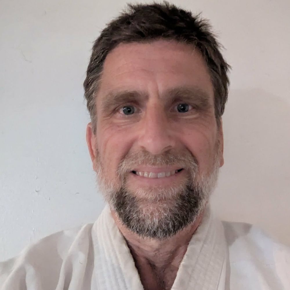 Dana Drury in a karate uniform