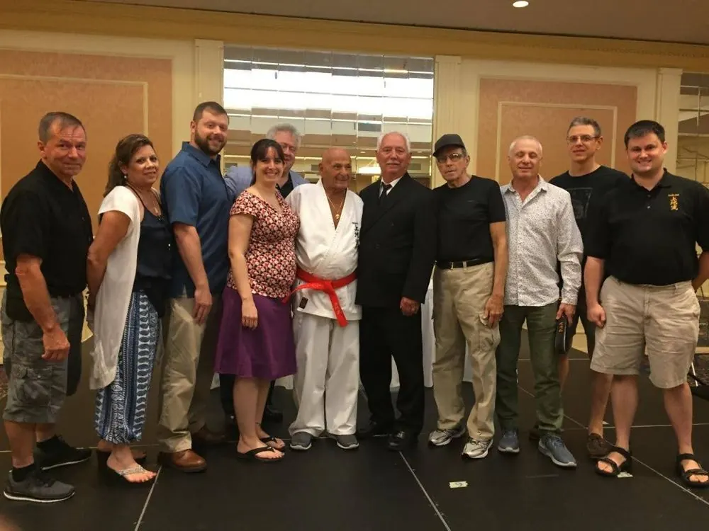 Group photograph from Jessica Adams’s karate yearbook