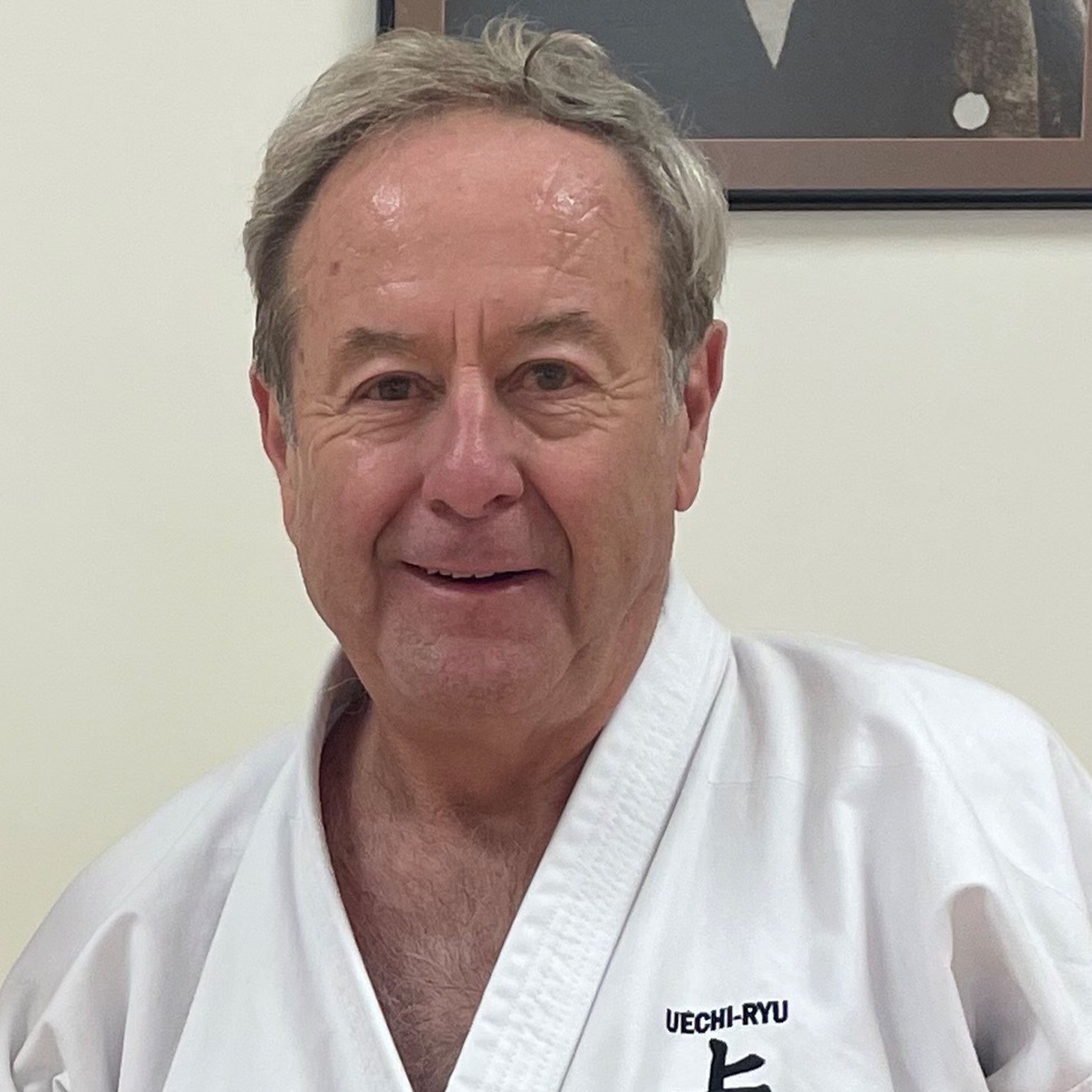 Michael Demers in a karate uniform