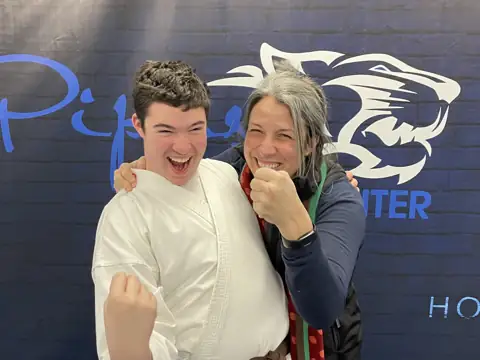 Archived photograph from 2024 Junior Black Belt Graduates